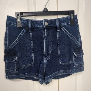 Hollister Denim Cargo Women Shorts